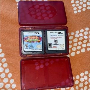 THREE NINTENDO DS GAMES WITH CASE